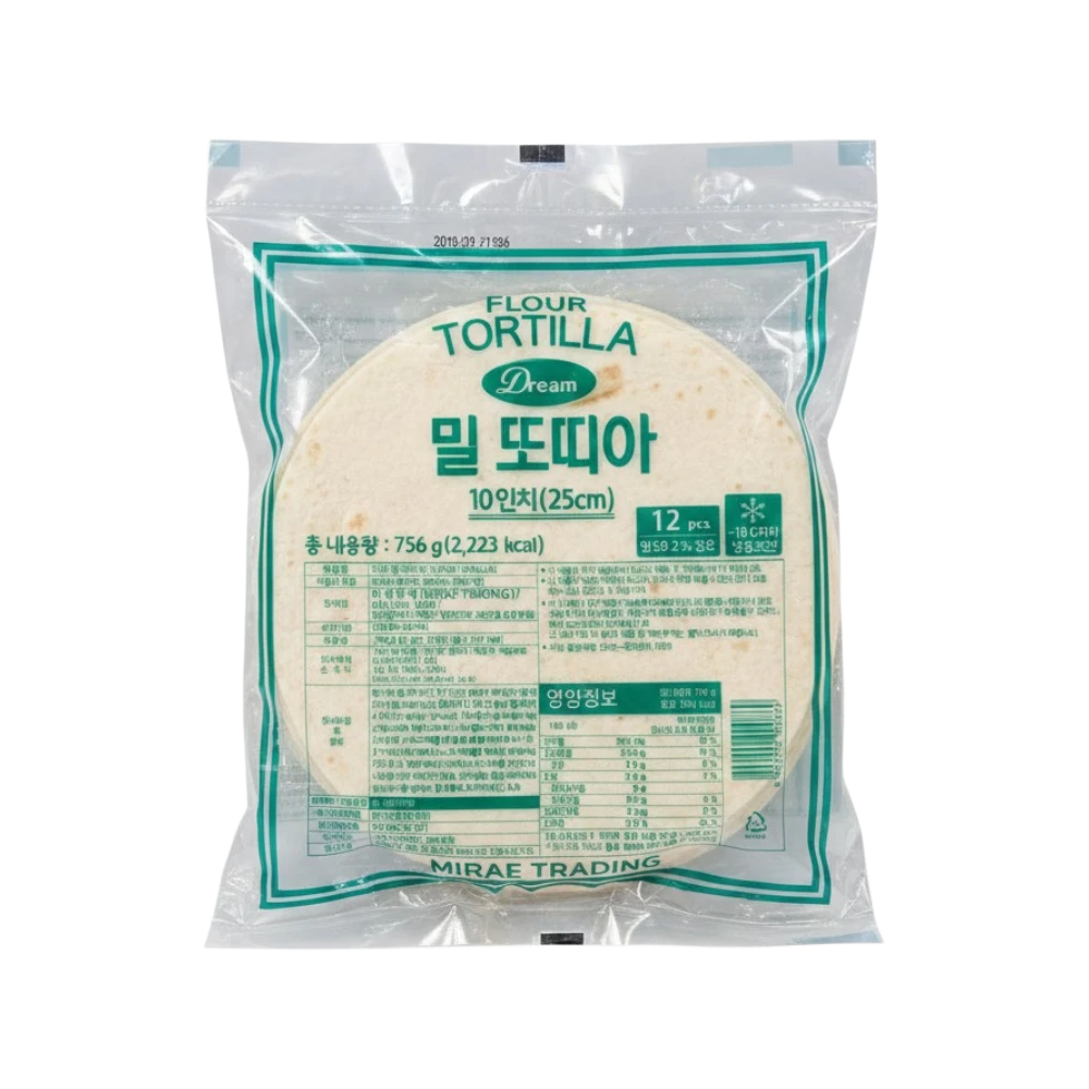 FLOUR TORTILLA RUTI KOREA  10'