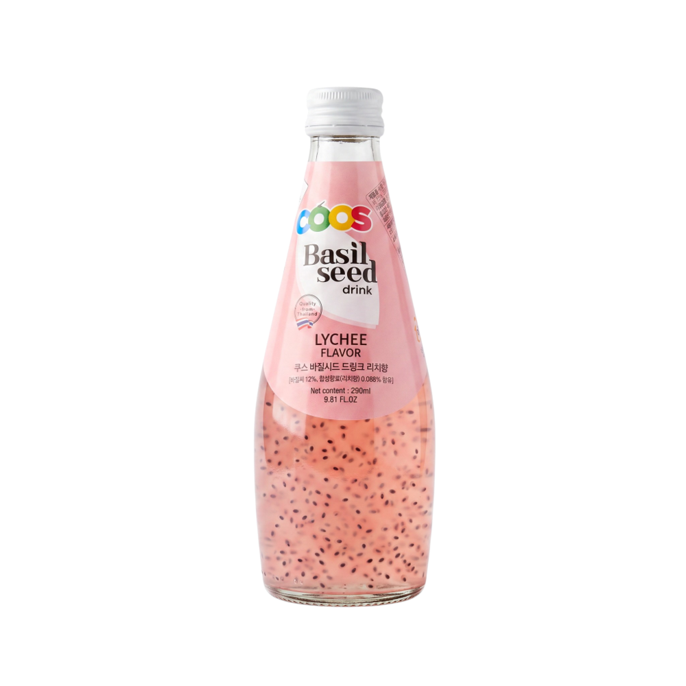 Basil seed drink lychee